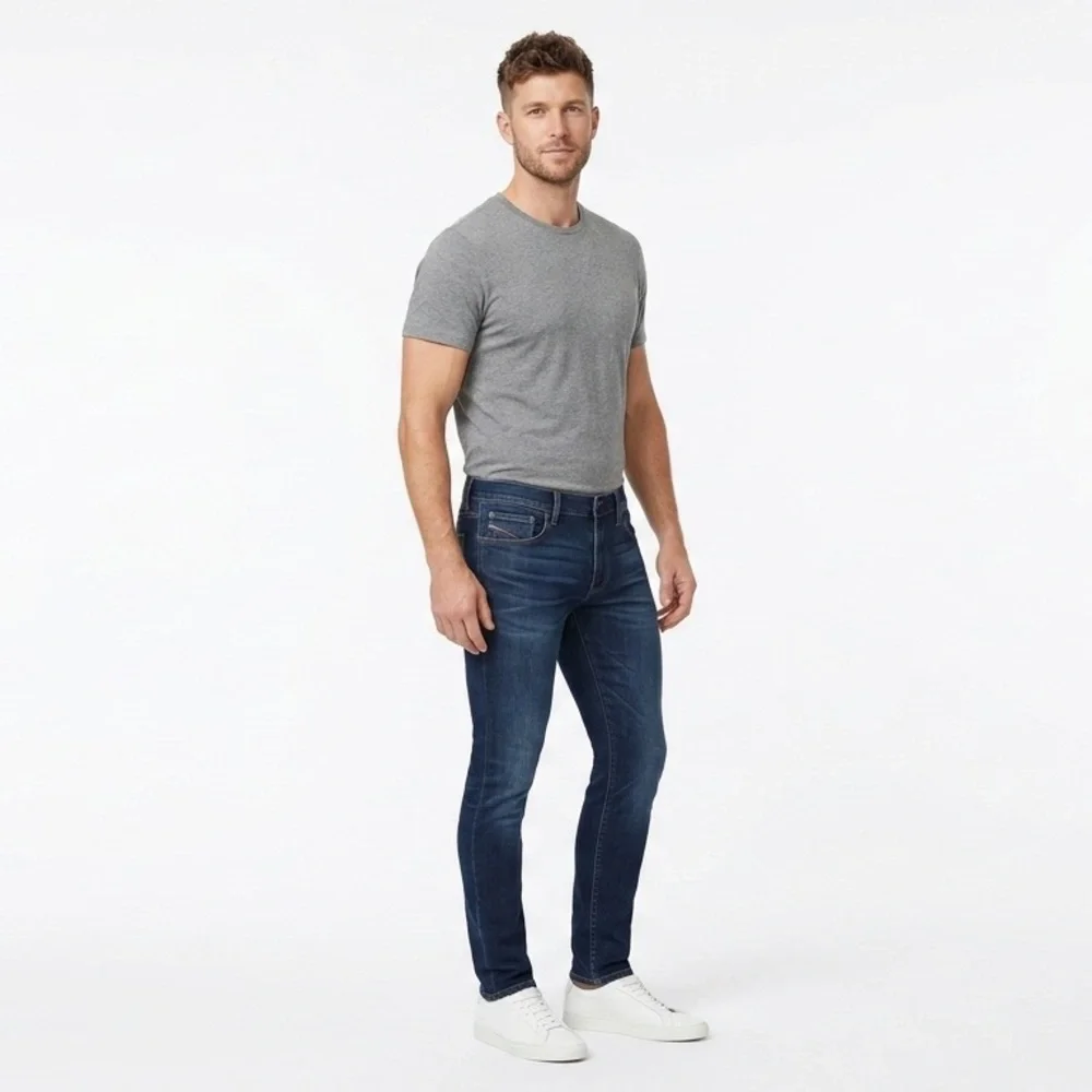 PAIGE Croft Skinny Jeans in Ewan Wash - Size 33 - Made in USA